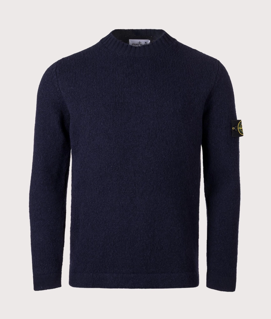 Stone Island Mens Wool Crew Neck Jumper